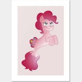 Seapony Pinkie Pie Posters and Art
